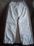 Pantalon trening Champion autentic, alb, marimea XL nou, Poliester