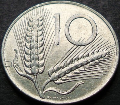 Moneda 10 LIRE - ITALIA, anul 1982 * Cod 3742 foto