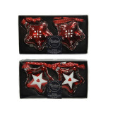 Cumpara ieftin Set 2 globuri - Star Glass Lace - Red - mai multe modele | Kaemingk