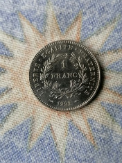 1FRANC 1992 aunc. FRAN?A foto