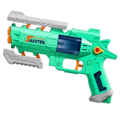 Pistol Manual cu Apa, Cyrax, Jucarie Pistol cu Apa Sigur Pentru Copii, Design Nou S-Shooter Atractiv, 23 x 14.5 cm, Verde foto