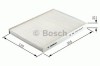 Filtru polen / aer habitaclu FORD TRANSIT bus (FD, FB, FS, FZ, FC) (2000 - 2006) BOSCH 1 987 432 192