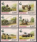 Mozambic 1981 - Expo v&acirc;nătoare, fauna, animale, serie neuzata