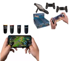 Set manusi pentru jocuri si stand pentru telefon foto