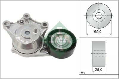 INA 534 0656 10 Intinzator curea, curea distributie foto