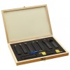 Set 12 Unelte Strunjire Indexabile 16x16 mm vidaXL, 100mm, Otel Carbon + Carbid, Cutie Inclusa