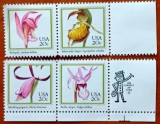 U.S.A-1984-''ORHIDEE in-AMERICA''- BLOC de 4val.''.- (Cat Scot=5$)-MNH-Nestampilat- cu Zip cod-Vezi-Scan