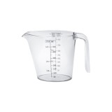 Pahar gradat, plastic, transparent, capacitate 500 ml