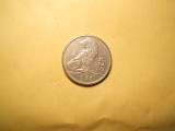 BELGIA 5 FRANCI 1938 / MAI RAR VARIANTA CU COROANA