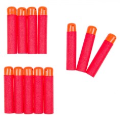 Set Săgeți Spumă, 9cm, 12 Bucăți, Culoare Roșu