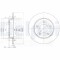 Set discuri frana spate DELPHI, Mazda 3 (Bk), 10.2003-12.2009, 3 (Bl), 12.2008-2014, 3 Limuzina (Bk), 09.99-12.2009, 3 Limuzina (Bl), 12.2008-2014, s
