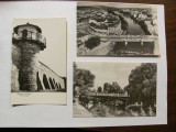 Lot 3 cpi DOFTANA (Muzeul) + ORADEA (Malul Crisului) + TIMISOARA (Pod Bega) RPR, Necirculata, Fotografie, Romania de la 1950