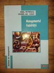 Managementul fiabilitatii- Emil Petrescu, Viorel Gh. Voda