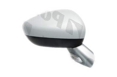 Oglinda exterioara Citroen C3, 03.2010-, Citroen Ds3, 03.2010- , partea Dreapta, culoare sticla crom, sticla convexa, carcasa cromata, cu incalzire, foto