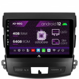 Cumpara ieftin Navigatie Mitstubishi Outlander Peugeot 4007 Citroen C-Crosser, Android 12, Q-Octacore 4GB RAM + 64GB ROM, 9 Inch - AD-BGQ9004+AD-BGRKIT276