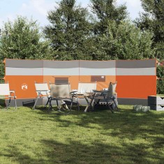 vidaXL Paravan de camping, gri/portocaliu, 510x153 cm, impermeabil 4009650