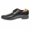 Pantofi barbati, casual, din piele naturala box, negru - P80NBOX