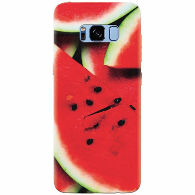 Husa silicon pentru Samsung S8, S Of Watermelon Slice foto