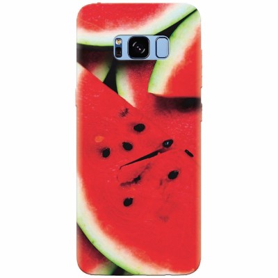 Husa silicon pentru Samsung S8 Plus, S Of Watermelon Slice foto