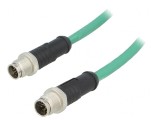 Cablu senzori/automatizări 8 PIN M12-M12 1m