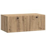 vidaXL Oglindă TV montată pe perete Stejar Artizanal 78,5 x 41 x 30 cm 898014