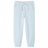 Pantaloni de trening pentru copii, albastru deschis, 128 GartenMobel Dekor, vidaXL