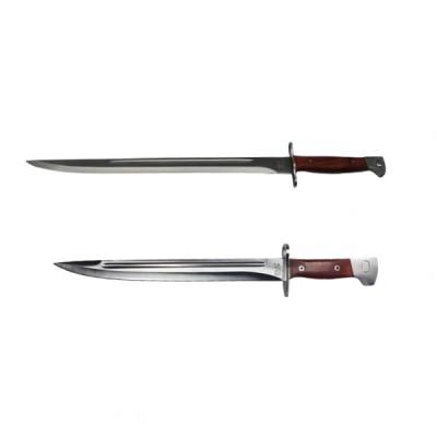Set Cutit AK si Maceta vanatoare, otel inoxidabil, 61 cm, argintiu foto