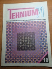 revista tehnium octombrie 1971-reclame,amenajari interioare,laborator foto