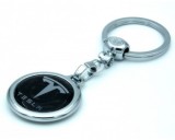 Breloc Premium metal inoxidabil compatibil Tesla multicolor