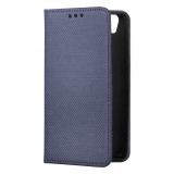 Husa Piele OEM Smart Magnet pentru Samsung Galaxy A7 (2018) A750, Bleumarin