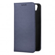 Husa Piele OEM Smart Magnet pentru Samsung Galaxy A7 (2018) A750, Bleumarin foto