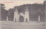 Timisoara Gy&aacute;rv&aacute;ros V&aacute;rosligeti bej&aacute;r&oacute; Fabric intrarea in parc ND(1912), Circulata, Fotografie