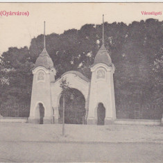 Timisoara Gyárváros Városligeti bejáró Fabric intrarea in parc ND(1912)