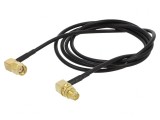Cablu RP-SMA 50&Omega; 1m Unghi Negru