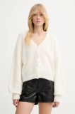 Gestuz cardigan din l&acirc;nă culoarea bej, 10910789