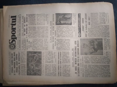 ZIARUL SPORTUL 10 IANUARIE 1985 foto