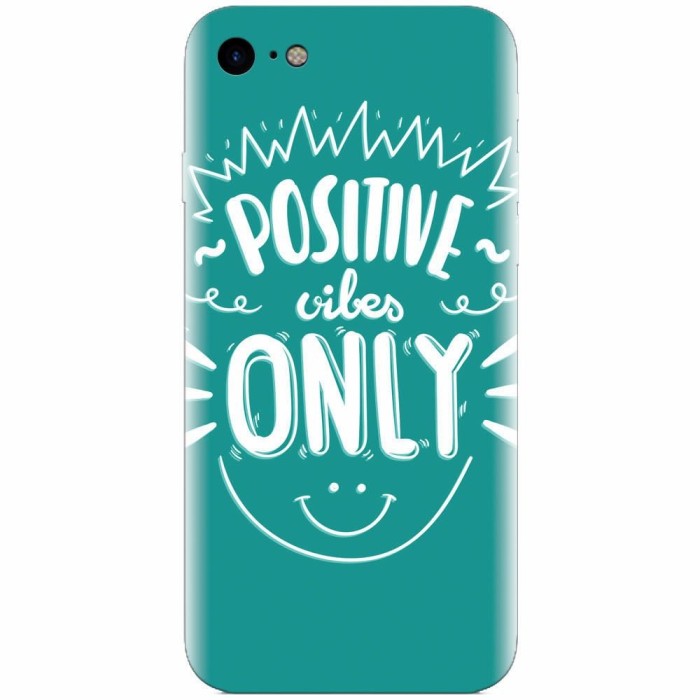 Husa silicon pentru Apple Iphone 6 Plus, Positive Vibes