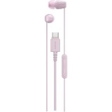 Casti In-Ear SONY IER-EX15CP, Cu Fir, Microfon, USB-C, Roz