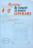 Revista de istorie si teorie literara. Ianuarie - Iunie 1989