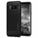 Cumpara ieftin Husa pentru Samsung Galaxy S8, Spigen Rugged Armor, Black