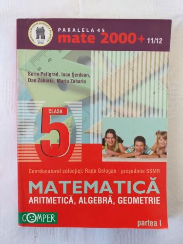 Mate 2000 11/12 - Clasa a V-a - Aritmetica Algebra Geometrie - Partea 1