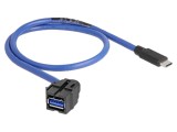 Cablu USB C mufă - USB A soclu, 0,5m