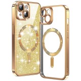 Techsuit - Luxury Glitter MagSafe - iPhone 14 - Gold