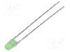 Dioda LED, 3mm, verde, 15mcd, 20mA, 2,2...2,5V, KINGBRIGHT ELECTRONIC - L-934GDLK
