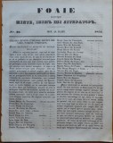 Cumpara ieftin Foaia pentru minte , inima si literatura , nr. 30 , 1851 , Brasov , Muresanu