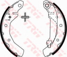 Set saboti frana CHEVROLET SPARK (M300) (2009 - 2016) TRW GS8645