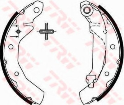 Set saboti frana DAEWOO MATIZ (KLYA) (1998 - 2016) TRW GS8645 foto