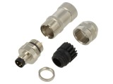 Conector M8 tată, 3 pini, IP67