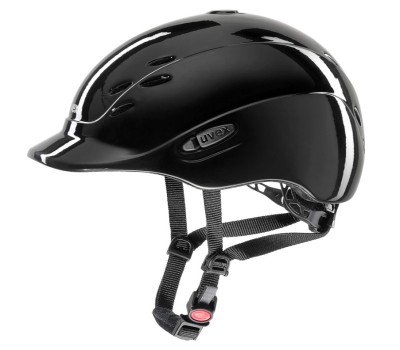 Casca de calarie pentru copii uvex Onyxx Shiny, Negru stralucitor, Marime XS 49-54 cm - SECOND foto