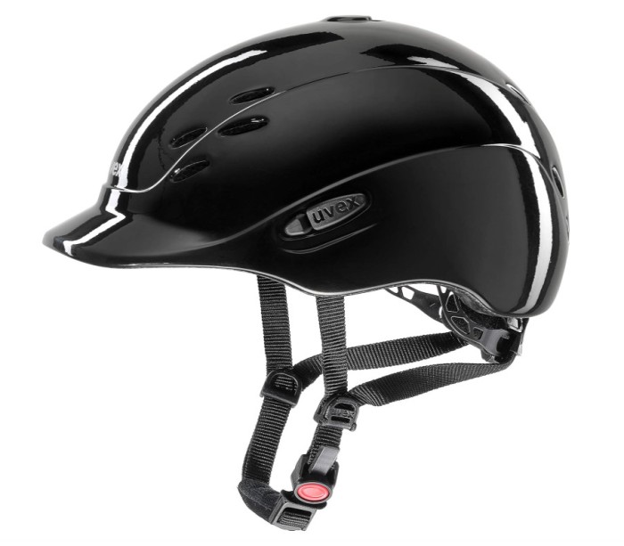 Casca de calarie pentru copii uvex Onyxx Shiny, Negru stralucitor, Marime XS 49-54 cm - SECOND